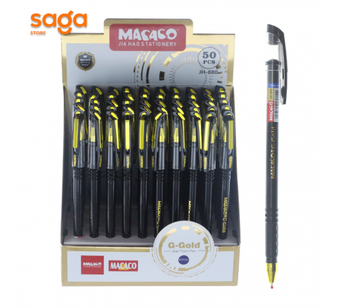 Ручка шариковая MACAGO, синий/красный/черный, 0,5мм 50/2400 JH-880.