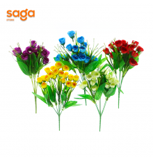 Букет искусственных кустовых роз с декоративными ягодами YH 171 1/40/280