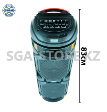 Музыкальная портативная bluetooth колонка с караоке, микрофон в комплекте  "KIMISO QS 8211"