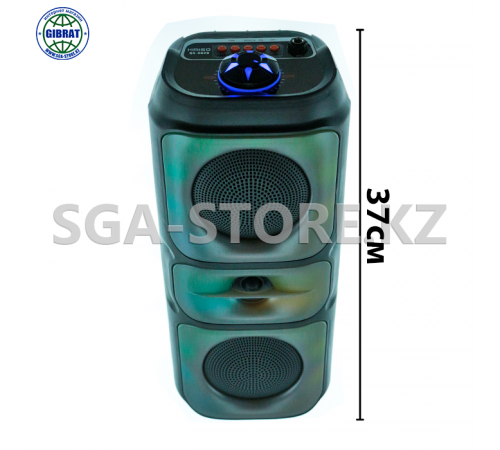 Музыкальная портативная bluetooth колонка с караоке, микрофон в комплекте  "KIMISO"