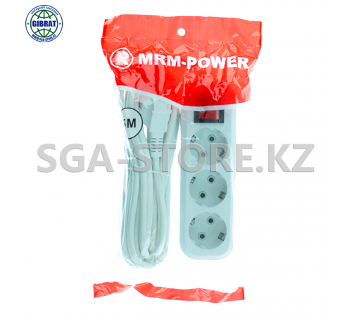 Удлинитель 5 метра, 16А, с включателем.