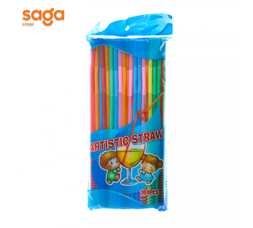 Трубочки для коктейлей, в упаковке-100шт.