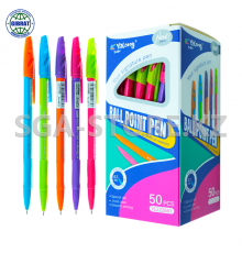 Ручка шариковая "Yalong", 0.7мм, синий, в упаковке-50шт. 222661