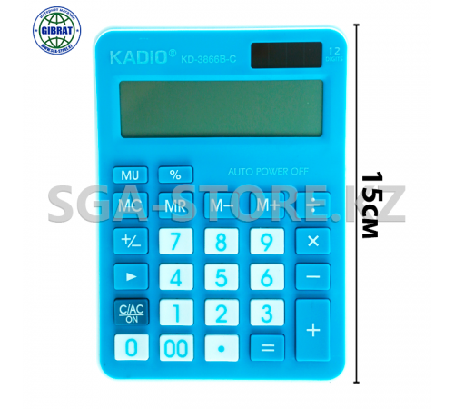 Калькулятор Kadio, 12-разрядный, КD-3866