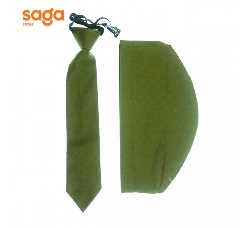 Военная пилотка и галстук, комплект на 9 Мая