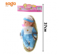 Кукла в корзинке с соской 2022.