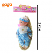 Кукла в корзинке с соской 2022.