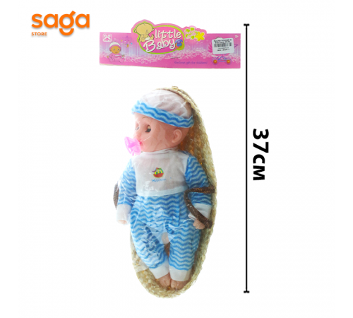 Кукла в корзинке с соской 2022.