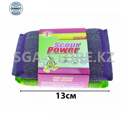 Губка SCOUR POWER 2в1