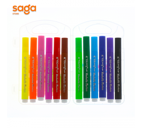 Фломастер "Yalong", 12 цветов, YL 251802-12