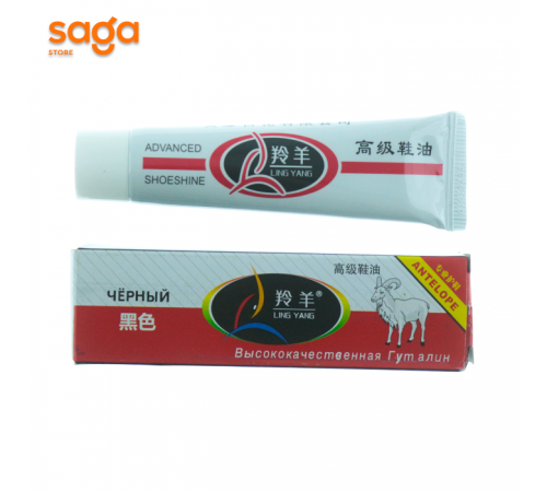 Крем для обуви, черный, 30 граммов.