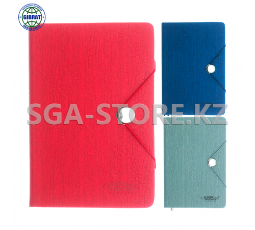 Блокнот на резинке, формат-А5, клетка, 8927-25к.