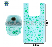 Пакет/Майка "Алматы", 2-нан/200*320мм, в мешке-21 рулонов, 1200гр.