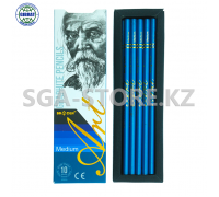 Карандаши чернографитные "Art-Medium", в упаковке-12шт. BD-8035-M