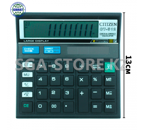 Калькулятор "Ctttzen", 12-разрядный, CT-512