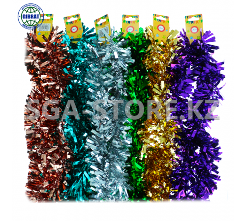 Мишура новогодняя, длина-180см. 31-48