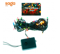 Ёлочная гирлянда "Спички", лампочек-60шт, длина-5,5 метр.  (9*4,5*6)