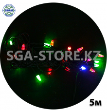 Ёлочная гирлянда, лампочек-18шт, длина-5 метр, М-8