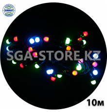 Ёлочная гирлянда, лампочек-32шт, длина-10метр, М-10