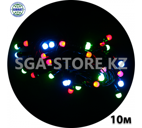 Ёлочная гирлянда, лампочек-32шт, длина-10метр, М-10