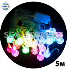 Ёлочная гирлянда, длина-5 метр, лампочек-40шт, F-20