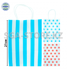 Пакет бумажный "Крафт", 16х22х8см, 10405-21M