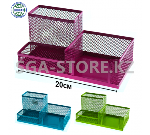 Офисный настольный органайзер, металлический,  9058