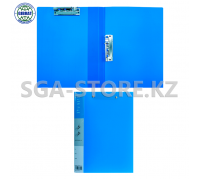 Папка с двумя зажимами синий, формат-А4, 2002-50B