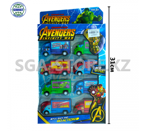 Набор машинок "Avengers" 757-16 A