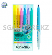 Маркер выделяющий ERASABLE, стираемый, 6 цветов, 936-6