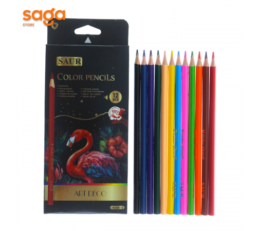 Цветные карандаши SAUR  1008-12цв