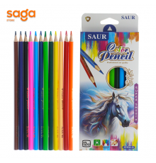 Цветные карандаши SAUR 1010-12цв