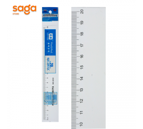 Линейка пластиковая 20см