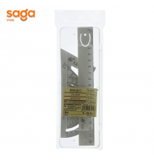 Линейки в наборе-4шт, металлические, 18см,  YS-8229.