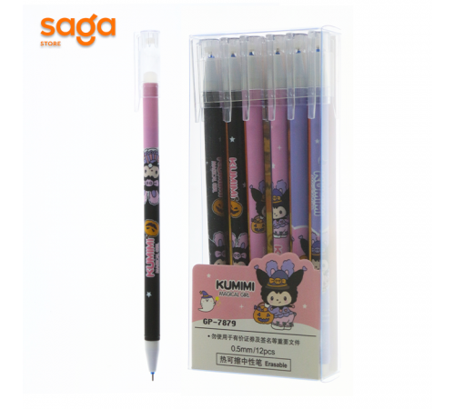 Ручка стираемая, синяя, в упаковке-12шт. GP-7879.