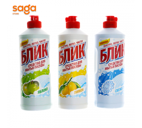 Средство для мытья посуды Блик, 500г.