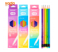 Карандаши чернографитные "BRADEN", в пачке 12шт.  BD-900