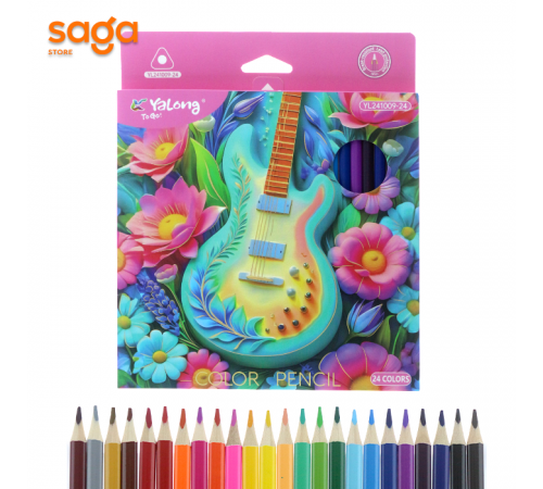 Цветные карандаши Yalong, 24цв, 241009