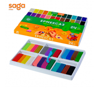 Пластилин "SAGA" 24цв 12907.