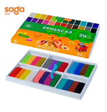 Пластилин "SAGA" 24цв 12907.