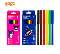 Фломастер Nukte 15401-6цв