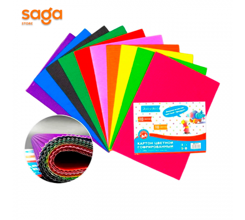 Цветной картон гофрированный 2111.