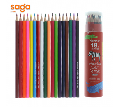 Цветные карандаши, 18цв, 9050