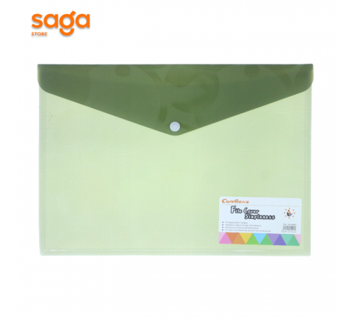 Папка на кнопке, формат-А4, 150мик 12х  6627