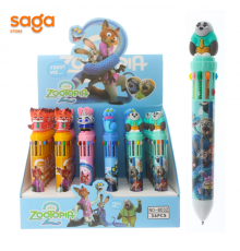 Ручка шариковая Зверополис 10в1 36/1296 8032.