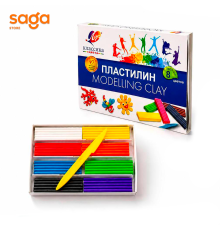 Пластилин «Луч Классика», 8 цветов 12С 867-08 (30шт)