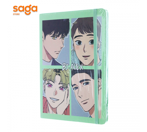 Блокнот на резинке А5, 100 листов 707-23