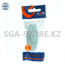 Выключатель одноклавишный кнопка качели разборный на провод МК-100 wesa