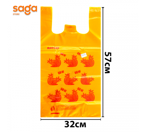 Пакет/Майка Клубника 60кг 1/60 Hais-go в пачке-40шт.