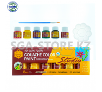 Набор акриловых красок для рисования"Keep smiling", 6 цветов, 25мл, 7256.